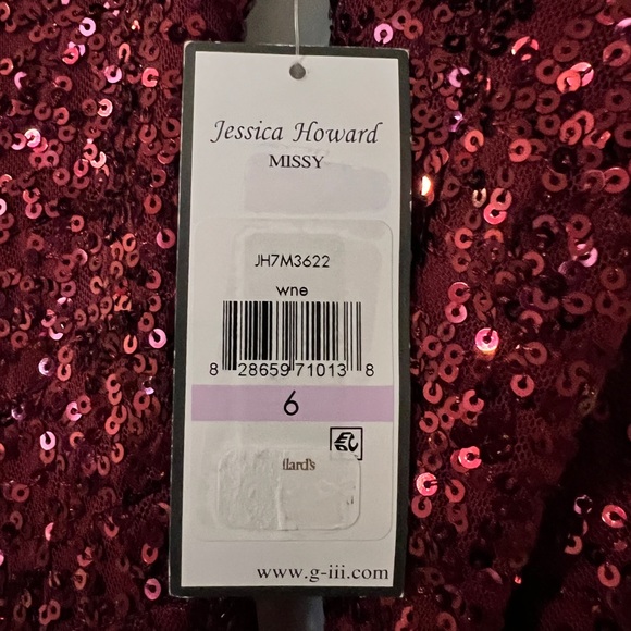 Jessica Howard sequin dress, size 6, unworn - Picture 3 of 3